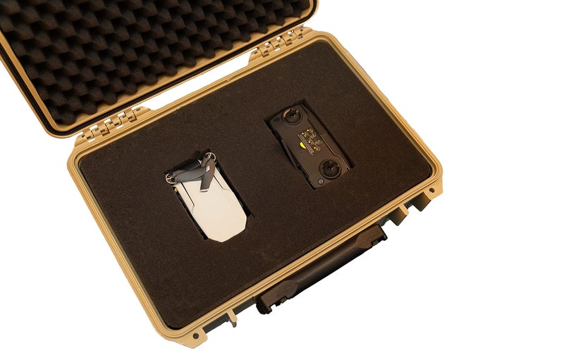 MEIJIA Portable IP67 Waterproof Protective Case, Hard Camera Case with customizable foam, Perfectly Protection of Camera, Drones, Pistols,Lens, Equipments, 18.5 x14.06x6.93inches(Desert Tan) - Image 3